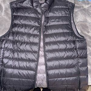 Eddie Bauer Men's Black Puffer Vest